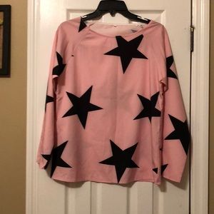 Long sleeves pink top